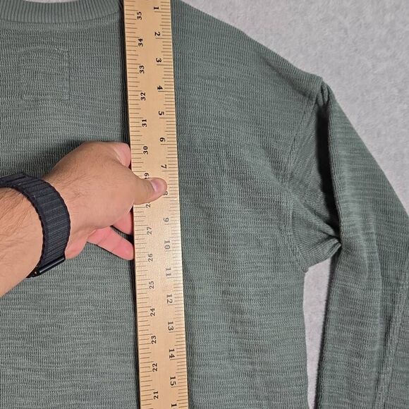 Aerie Waffle knit Long Sleeve Henley XS Sweatshirt Top - Picture 8 of 10